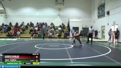 184 lbs Quarterfinal - Troy Garza, East Los Angeles College vs Joseph Robles, Victor Valley College