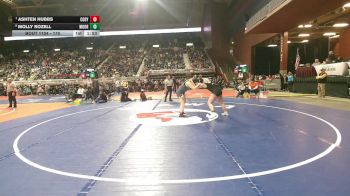 170 lbs Quarterfinal - Ashten Hubbs, Cody vs Molly Rozell, Moorcroft