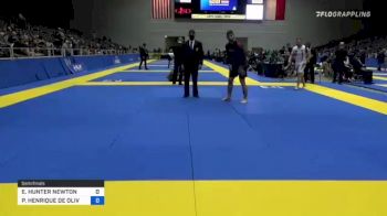 ERIC HUNTER NEWTON vs PEDRO HENRIQUE DE OLIVEIRA E SIL 2021 World IBJJF Jiu-Jitsu No-Gi Championship