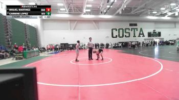 113 lbs Champ. Round 1 - Miguel Martinez, Channel Islands vs Carmine Lopez, Nuview Bridge