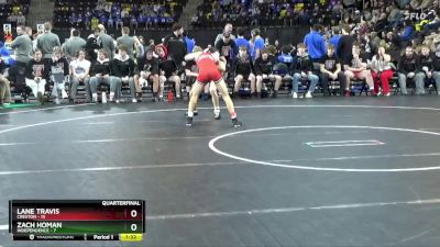 113 lbs Quarterfinal - Lane Travis, Creston vs Zach Homan, Independence