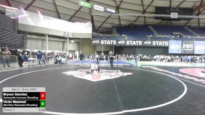 105 lbs 7th Place Match - Bryson Sanchez, Sunnyside Ironman Wrestling vs Victor Maumasi, Mat Rats Rebooted Wrestling