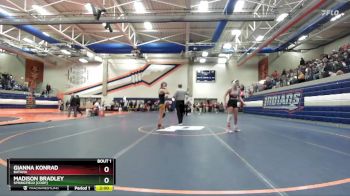 120 lbs Prelim - Gianna Konrad, Batavia vs Madison Bradley, Springfield [Coop]