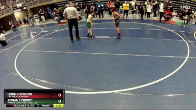 80 lbs Quarterfinal - Leion Hamilton, The Pride Of Nevada vs Ronan Lybbert, Payson Lions Wrestling Club