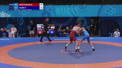 87 kg 1/4 Final - Manvel Arutiunian, Russia vs Paul Maier, Austria