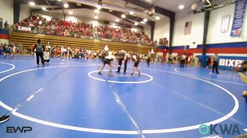 110-120 lbs Rr Rnd 1 - Carter Caughman, Coweta Tiger Wrestling vs Roman Baker, Skiatook Youth Wrestling 2022-23