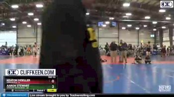130 lbs Round 5 (6 Team) - Aaron Stewart, Dynasty Death Row vs Keaton Moeller, Iowa Black