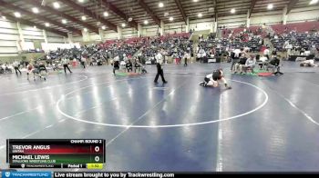 132 lbs Champ. Round 2 - Michael Lewis, Stallions Wrestling Club vs Trevor Angus, Uintah
