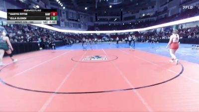 165 lbs Quarterfinal - Ella Elordi, Eagle vs Eadyn Fittje, Nampa