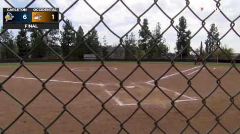 Replay: Carleton College vs Occidental | Mar 27 @ 1 PM