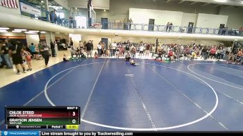 41-45 lbs Round 2 - Chloe Steed, Agon Academy Wrestling vs Grayson Jensen, Westlake