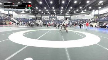 141 lbs Champ. Round 1 - Louis MeHaffey, Montreat College vs Manuel Gonzales, Montevallo