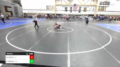 174E lbs Rr Rnd 1 - Nicky Eboli, Sacred Heart vs Blake Bahna, Long Island