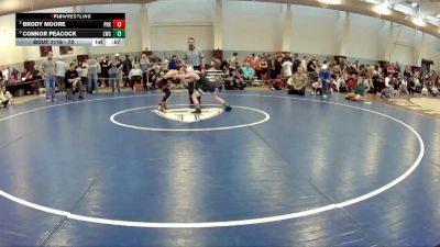 70 lbs Cons. Round 3 - Brody Moore, Project X vs Connor Peacock, Legend Wrestling Club