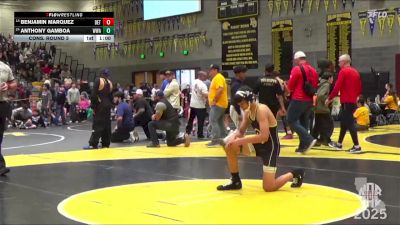 135 lbs Cons. Round 3 - Benjamin Marquez, Dethrone vs Anthony Gamboa, Wright Wrestling Academy