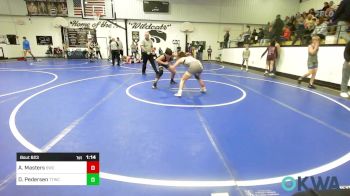 106-112 lbs Quarterfinal - Ashlyn Masters, Salina Wrestling Club vs Diesel Pedersen, Team Tulsa Wrestling Club