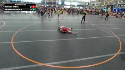 126 lbs Cons. Round 5 - Anthony Bergeron, Beastmode vs Michael Madda, Level Up