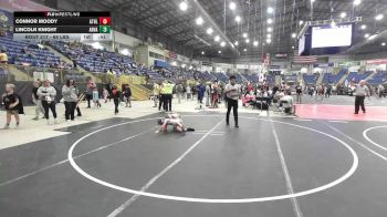 69 lbs 5th Place - Connor Moody, Athlos Wrestling vs Lincoln Knight, Arvada West