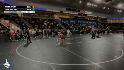 132 lbs Cons. Round 2 - Ayden Shuey, DeKalb vs Cade Vazquez, Lombard (Montini)
