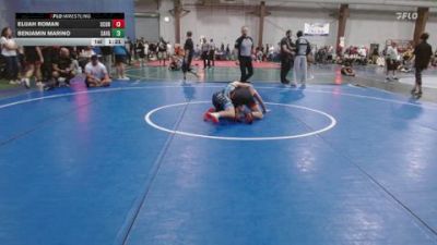 113 lbs Quarterfinal - Elijah Roman, Scorpions vs Benjamin Marino, Savage Wrestling Academy