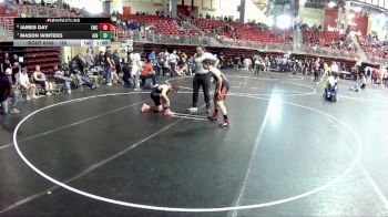 120 lbs Cons. Round 5 - Mason Winters, Ainsworth vs James Day, Louisville Wrestling Club