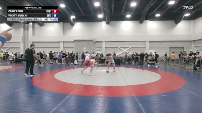 144 lbs Cons. Rd Of 16 - Clint Legg, Spartan RTC@LHP vs Wyatt Bunch, Storm Wrestling Center