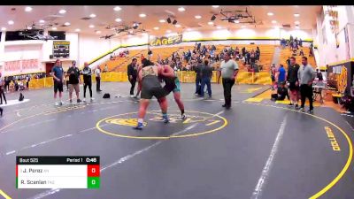 285 lbs Cons. Round 3 - James Perez, Aliso Niguel vs Ray Scanlan, Tahquitz