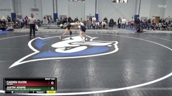 125 lbs Semifinal - Justin Adams, Pennsylvania College Of Technology vs Cadden Kucek, Wilkes