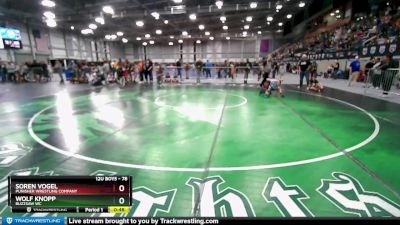 78 lbs Cons. Round 4 - Soren Vogel, Punisher Wrestling Company vs Wolf Knopp, Buzzsaw WC