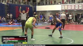 120 lbs Cons. Round 5 - Hector Cabrera, Central Union vs Cristoforo Martinez, Del Norte