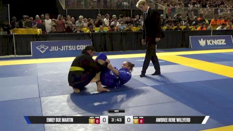 Awbree Rene Willyerd vs Emily Sue Martin 2025 Pan Kids Jiu-Jitsu IBJJF Championship