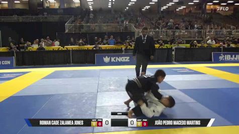 João Pedro Macedo Martins vs Roman Cade Zalamea Jones 2025 Pan Kids Jiu-Jitsu IBJJF Championship