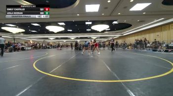 165 lbs Quarterfinal - Emily Castillo, Tuff Kidz Outlaws WC vs Leila Keeran, Ibarra Wr Ac Llc