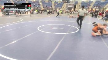 106 lbs Semifinal - Hunter Beeman, Darkhorse WC vs Yaidel Lopez-Nava, Top Notch