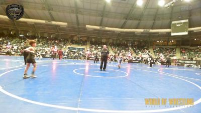 61 lbs Consi Of 8 #1 - Xavier Engel, Hawks WC Lincoln vs Braydon Lopez, Proving Grounds Wrestling