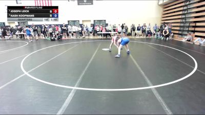 120 lbs Quarters - Joseph Leick, IA vs Kash Koopmans, IA