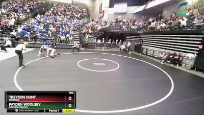 150 lbs Quarterfinal - Payden Woolsey, Corner Canyon vs Treyson Hunt, Fremont