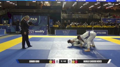 Murilo Cardoso Neves vs Junmin Hong 2026 Pan Jiu Jitsu IBJJF Championship