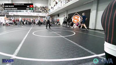 160 lbs Semifinal - Luke Black, HURRICANE WRESTLING ACADEMY vs Bryson Petros, Red Ryder Wrestling Club