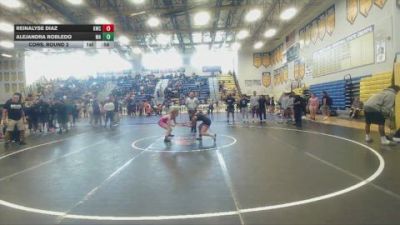 105 lbs Cons. Round 2 - Reinalyse Diaz, Kissimmee Wrestling Club vs Alejandra Robledo, Mater Academy