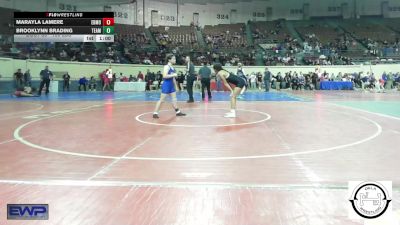 108 lbs Consi Of 16 #2 - Marayla LaMere, Edmond Santa Fe vs Brooklynn Brading, Team Choctaw