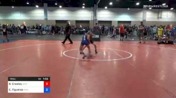 78 lbs Prelims - Brentley Crawley, Seminole County Wrestling Club vs Eddie Figueroa, Apex Wrestling Academy