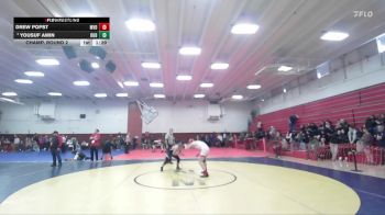 132 lbs Champ. Round 2 - Yousuf Amin, Dublin vs Drew Popst, Monte Vista (Danville)