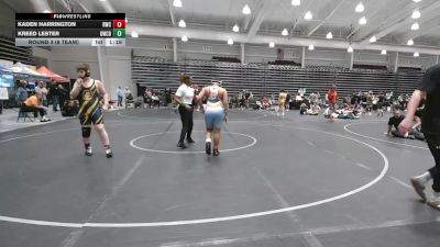 160 lbs Round 3 (8 Team) - Kreed Lester, Grundy WC Black vs Kaden Harrington, Reaper WC