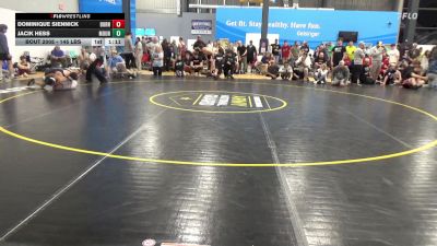 160 lbs Round Of 16 - Dominique Siennick, Burnham vs Jacik Hess, Mount Union