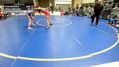 140 lbs Rr Rnd 4 - Lylah Rodriguez, CT Whale Girls vs Abigail Hernandez, Pride Girls