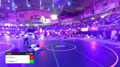 126 lbs Consi Of 16 #2 - Holdyn Quick, Scottsbluff WC vs Jayden Preston, Live Training