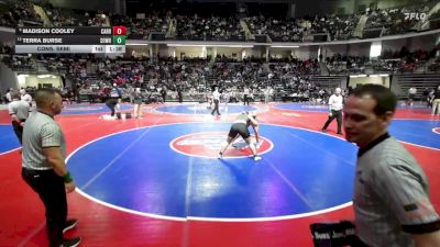 170 lbs Cons. Semi - Madison Cooley, Carrollton vs Terra Burse, Southeast Whitfield