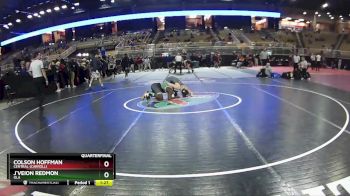 138 lbs Quarterfinal - J`Veion Redmon, Ola vs Colson Hoffman, Central (Carroll)