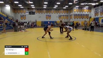 152 lbs Final - Will George, Orange And Blue Gators vs James Cale HOSKINSON, Clay High School